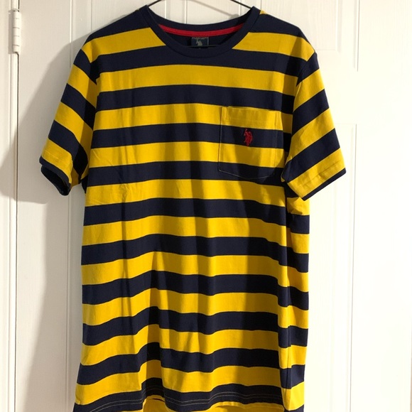 Men’s Blue and yellow Polo shirt - Picture 1 of 3